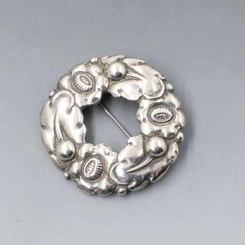 Rasmus Bjorn Halvordersen Art Nouveau Brooch
